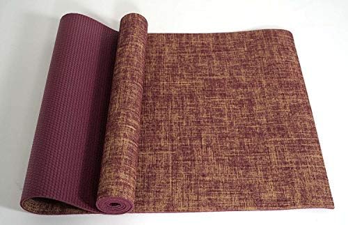 Eason Продава килимче за йога от естествен юта с подходяща памучна чанта за носене - Екологично Чист - различни цветове!