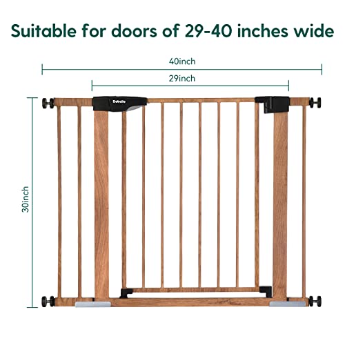 Детски врата BABELIO 29-40с дървен модел (височина 30 см) и бебе врата Babelio 29-43с много високи сводести порти (височина 33 инча)