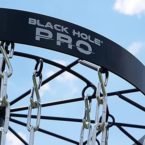 MVP Disc Sports Black Hole Pro 24-Верижна Преносима Цел, за да карам голф с кошница за голф
