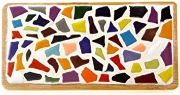 200 г Разноцветни кристални Мозаичных Плочки с Неправилна форма 0,6x1,2 инча, Керамични Плочки за художествени
