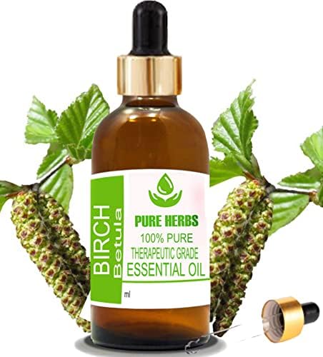 Етерично масло от бреза (Betula) Pure Herbs Чисто и Натурално Терапевтични 100 мл