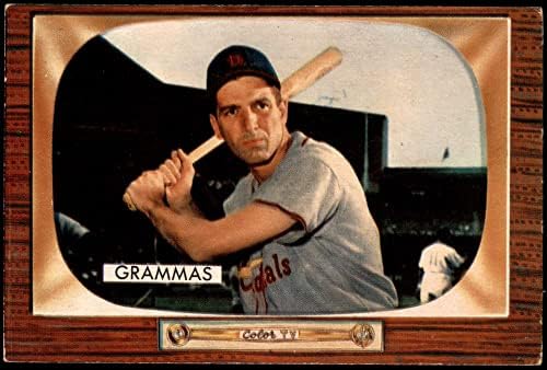 1955 Боуман # 186 Алекс Грэммас Сейнт Луис Кардиналс (Бейзболна картичка), БИВШ+ Кардиналс