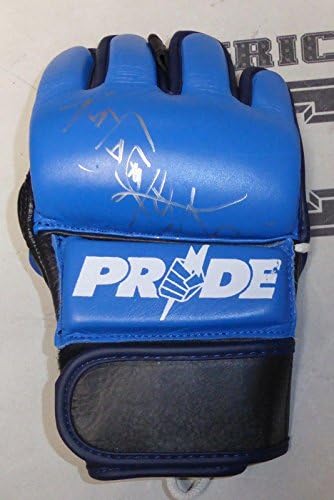 Нобухико Такада Подписа Ръкавици Pride FC MMA PSA/DNA COA Rizin с Нов Японски Автограф - Ръкавици UFC с автограф