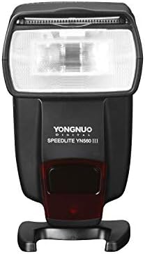 Безжична светкавица Speedlite Yongnuo YN560 III, приемник GN58 2,4 G, Вградена система за триггерного приемник, Отрицателен LCD екран, за Canon, Nikon, Pentax, Съвместима с RF603 II YN560-TX II T7 77D 5DIV D56