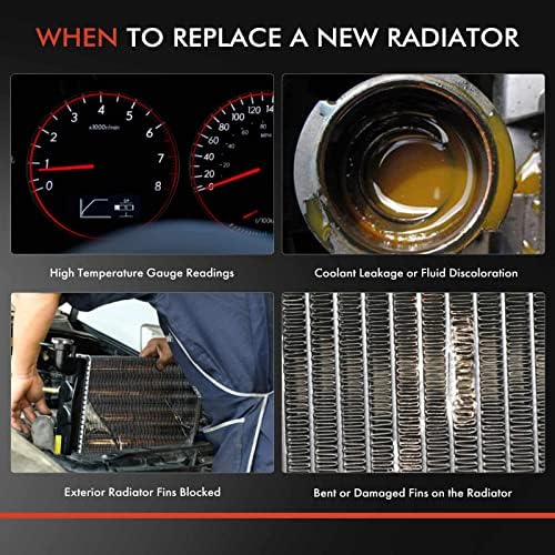 Радиатор за охлаждаща течност на двигателя A-Premium в събирането на радиатора на трансмисионния масло е Съвместим с Chevrolet