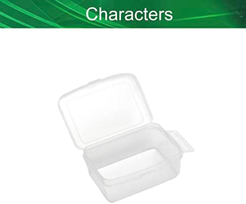Yinpecly Правоъгълни Кухненски Прозрачни Пластмасови Контейнери За Съхранение на багаж, Кутия За Електронни Компоненти,