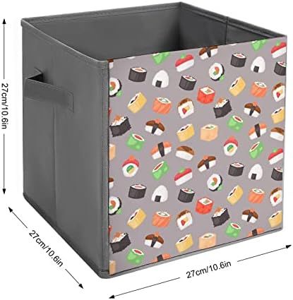 Основите на Сгъваеми Кутии За Съхранение на Суши с Бесшовным Модел, Сгъваеми Тъканни Кубчета За Съхранение на Кутии-Организаторите