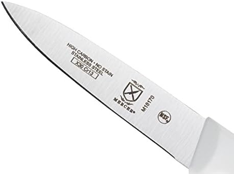 Mercer Culinary Ultimate Бяло 8-инчов Поварской нож и 3-Инчов Нож за нарязване на зеленчуци