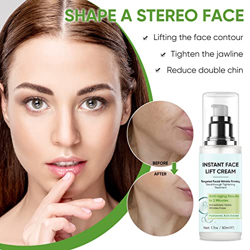 ALSTEN Instant Face Lift Cream, Крем за временна лифтинг на лицето, шията, Очите, Стареене серум за Изглаждане