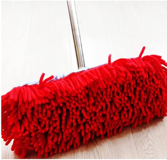 SXJART Удебелена Кърпа за миене на подове от Шенилна, Подвижни и Пере Мързеливи Чехли и Чанта за обувки, Накрайник