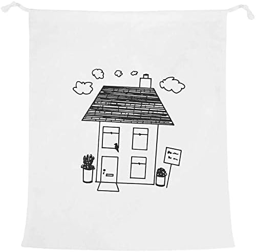 Чанта за пране и съхранение на бельо Azeeda 'House & Clouds' (LB00020978)