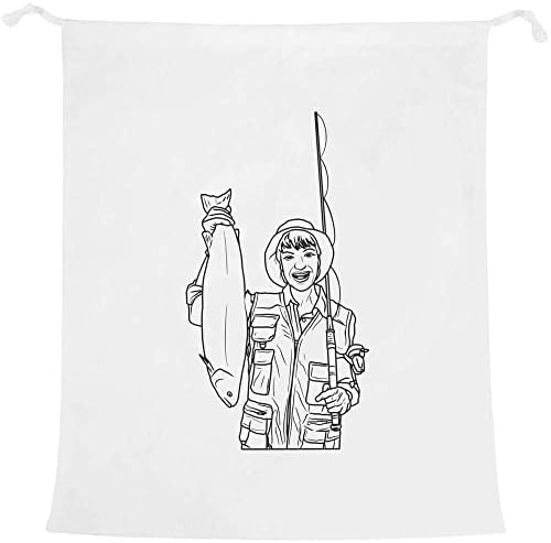 Чанта за пране и съхранение на бельо Azeeda 'Fishing Woman' (LB00020982)