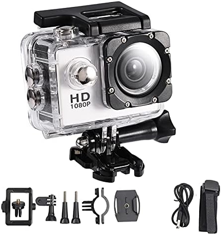 Спортна камера, Професионален Дизайн Водоустойчива камера DV Лесен за инсталация, ABS 335g за пътуване с ясна визуална