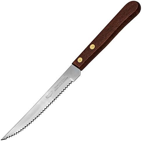 Нож за стек с острия край Valueline с дървена дръжка, 1 килограм