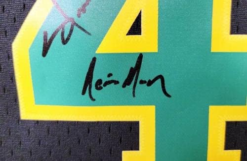 Сиатъл суперсоникс се С Автограф на Шон Кемпа, Черна Автентичната Майк Mitchell & Ness от масивно дърво, Класическа