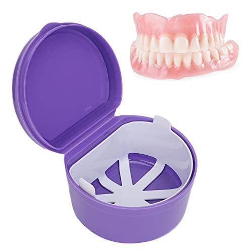 2 елемента Калъф За определяне на зъбни Протези, Портативен Контейнер За Частична защита на Устата, Калъф За зъбни Протези, Ортодонтски Кутии За съхранение на Зъбни