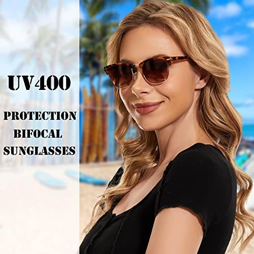 ZXYOO 3-Pack Бифокални Очила за Четене за жени и Мъже, Бифокални Очила Унисекс, За четене на Открито с Метална тръба на шарнирна връзка UV400