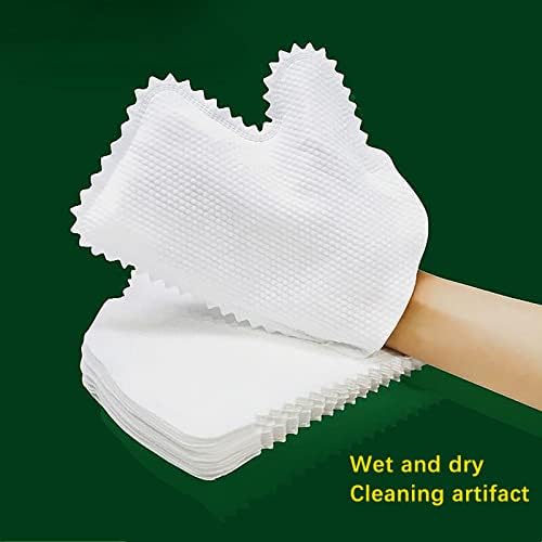 Почистване на кухнята Многофункционален Антистатични Мокри И Сухи Ръкавици за Еднократна употреба с Двойно Предназначение За Почистване на Прозорци От Прах и Мър