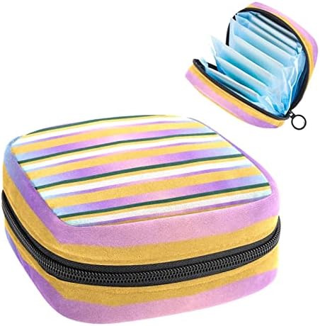 Чанта за съхранение на Хигиенни Кърпички ORYUEKAN, Преносими Многократна употреба Менструални Тампони джоб, Чанта за Съхранение на Тампони за жени и Момичета, Сладки Ж