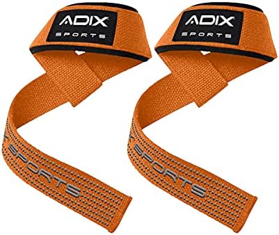 ADIX Sports - 1 Чифт Силиконови грипсов с неопреновой подплата, Ел. колани за вдигане на тежести, Нескользящие