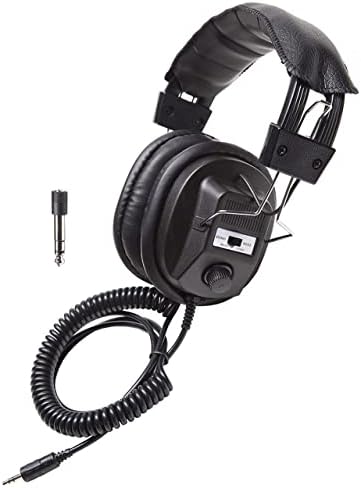 Переключаемые стерео/моно слушалки Califone 3068AV-10L (10 бр), черни, с мека лента за глава, достатъчно удобен за продължително