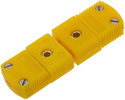 Комплект Штекерных конектори AREPAS Yellow Plastic Shell Type K Plug Socket Set