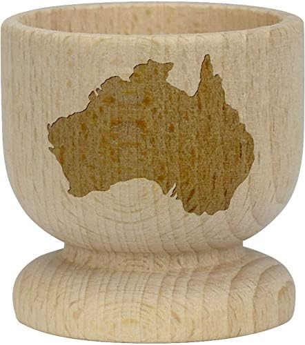 Дървена чаша за яйца Azeeda Страната на Австралия (EC00023293)