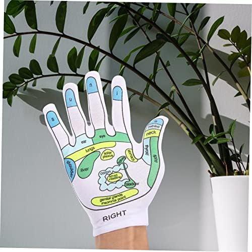 Homoyoyo 1 Чифт Ръкавици с принтом за точков масаж, Дамски Ръкавици, Дамски Ръкавици за Рефлексотерапията, Ръкавици с Точките на натиск, Масажор за ръце, Чорапи за акупр?