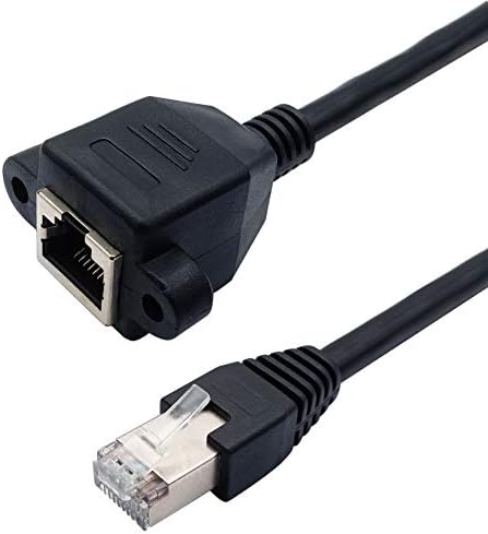 Мрежов кабел AAOTOKK Cat 6 Ethernet RJ45 между мъжете и жените, Екраниран Мрежа Ethernet конектор, Удлинительный Кабел