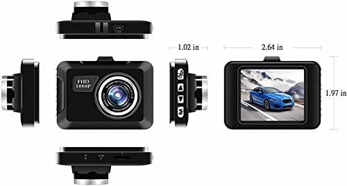 Универсална форма помещение Fhd 720p Автомобилна камера 2023 Усъвършенстване на автомобили таблото камера с мини-screen