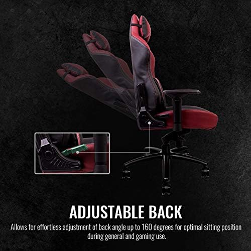 Игралното стол Thermaltake X Comfort от естествена кожа кестеняво-червен цвят GGC-XCR-BRLFDL-TW