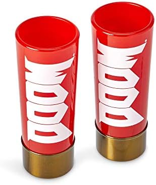 Чашки за пушка DOOM Shotgun Shell - Комплект от две чаши за пиене 2 мл - Забавни Уникални Нови Чаши за вино, уиски,