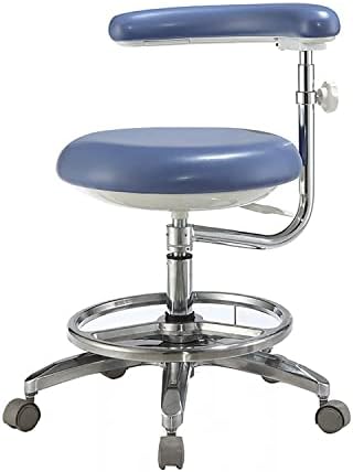 Стол стоматологична сестра oiakus, Табуретка медицинска сестра, Регулируема мобилно стол за медицински сестри от изкуствена