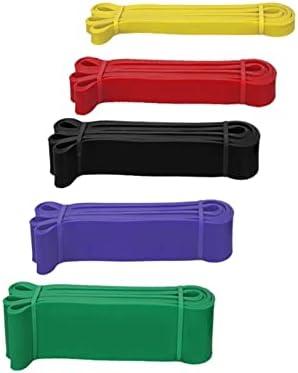 Эспандер JKYYDS 208 см, Еластична Гумена лента, Използвана за Фитнес във фитнес залата, Эспандер за Йога (Цвят: лилаво