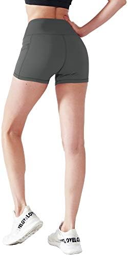 Дамски къси Панталони за Йога CADMUS с Висока Талия От Ликра Със Странични джобове За Бягане